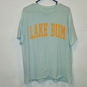 Womens oversized S/M Modish Rebel tshirt. LAKE BUM